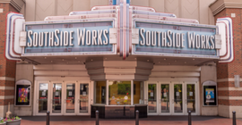 View of the South Side Works Theatre. 