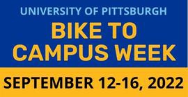 university of pittsburgh bike to campus week september 12-16,2022